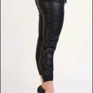 Dex Faux Leather Jogger